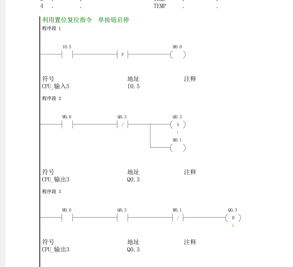 S7-200 smart 单按钮启停程序3